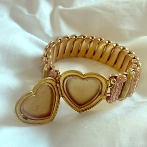 Vintage Heart Locket Bracelet